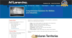 Desktop Screenshot of mclareninc.com