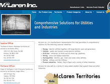 Tablet Screenshot of mclareninc.com